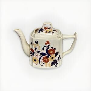 Vintage Mason’s Ironstone China Floral Pottery Teapot - Made In The UK - #23728